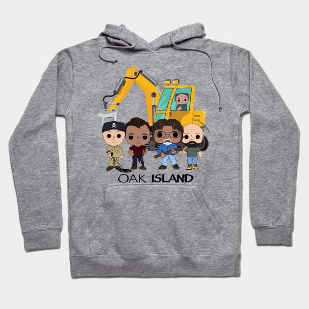 Oak island dig Hoodie by TeawithAlice